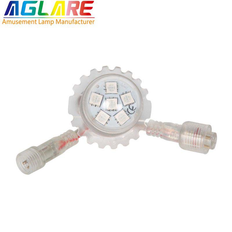 28mm 6��LED���Դ�����صƿ���WS2811��DMX512���������н���